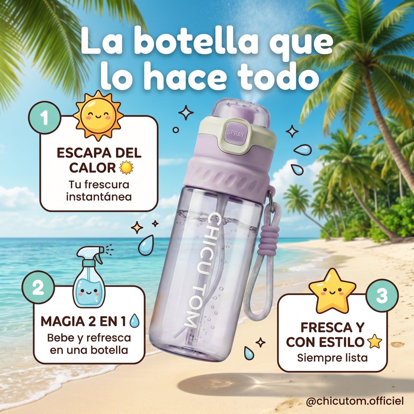 BOTELLA SPRAY CHICUTOM 2 EN 1